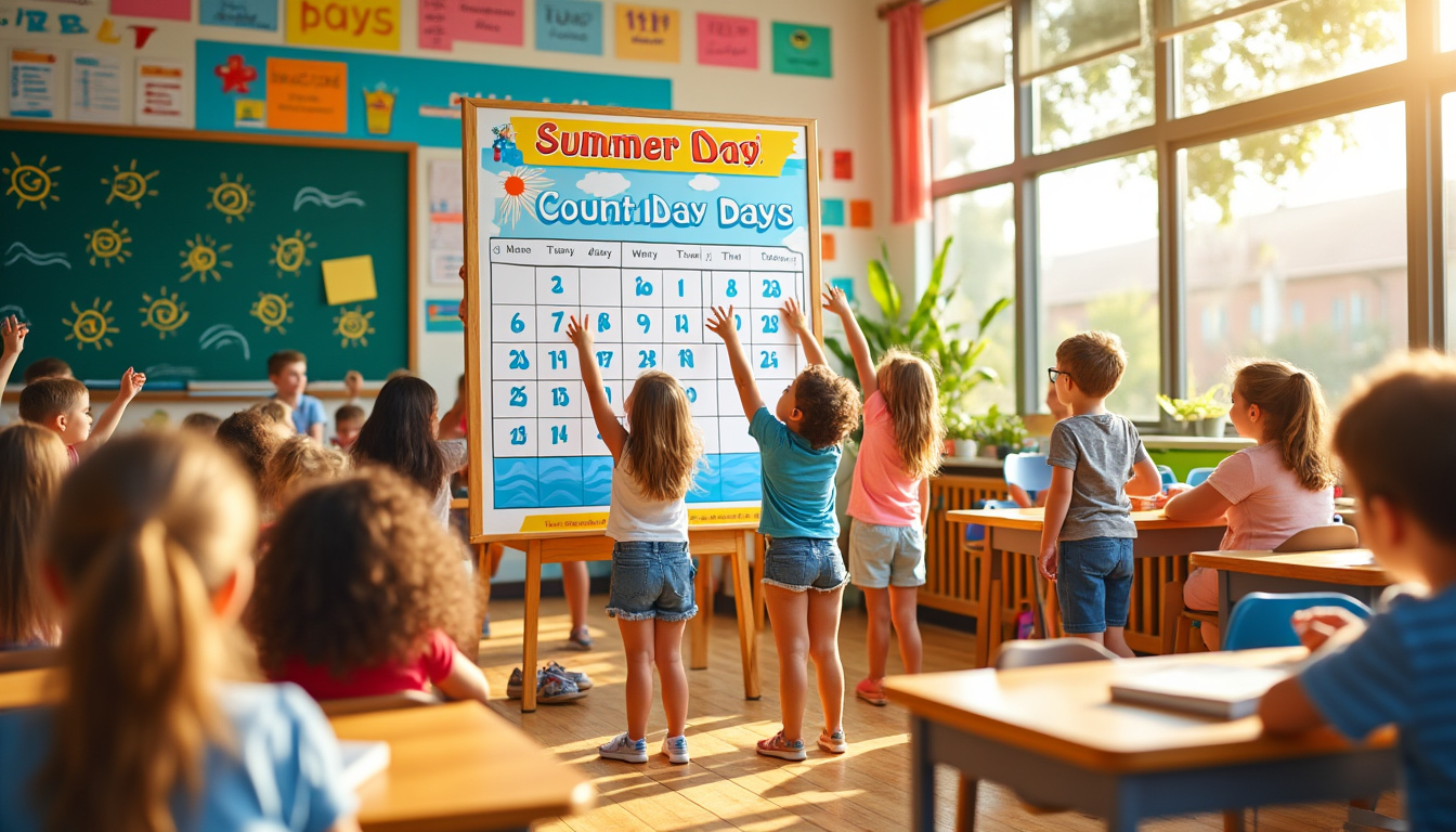 découvrez le nombre exact de jours restants avant le début des grandes vacances scolaires. anticipez les congés et planifiez vos activités estivales dès maintenant !
