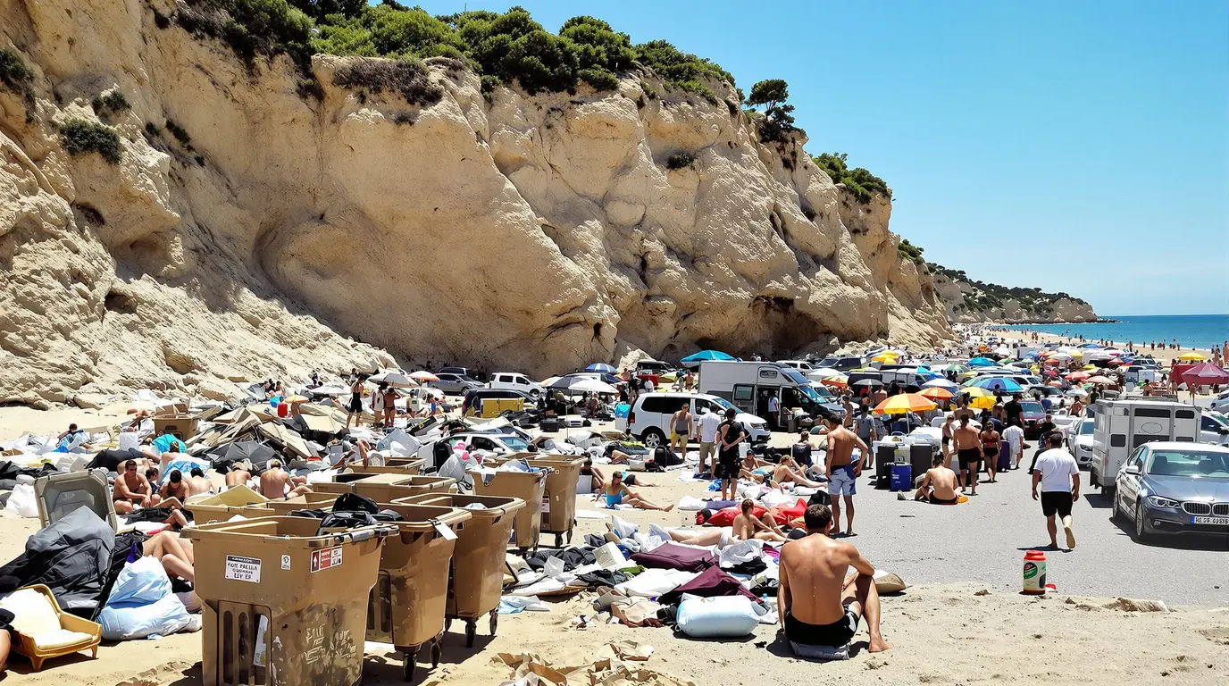 plage à éviter au cap d'agde